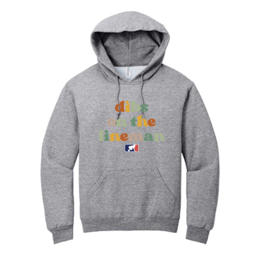 DIBS ON THE LINEMAN (Color) - Youth Hoodie
