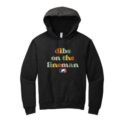 DIBS ON THE LINEMAN (Color) - Youth Hoodie
