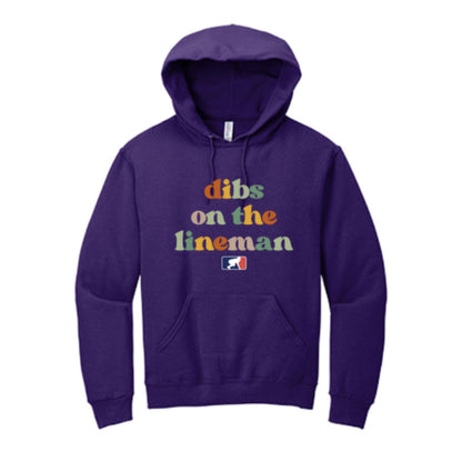 DIBS ON THE LINEMAN (Color) - Youth Hoodie