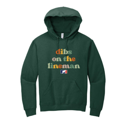 DIBS ON THE LINEMAN (Color) - Hoodie
