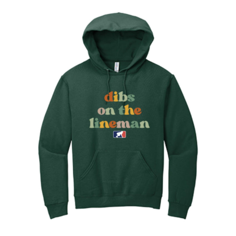 DIBS ON THE LINEMAN (Color) - Youth Hoodie