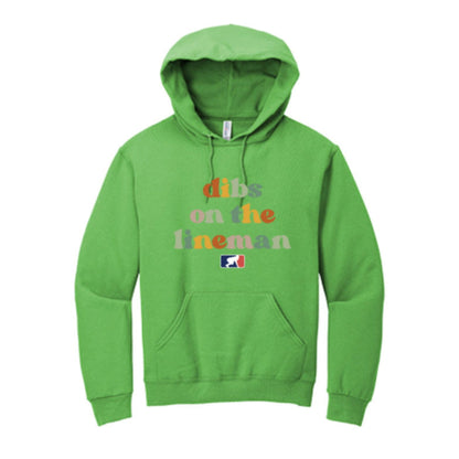 DIBS ON THE LINEMAN (Color) - Youth Hoodie