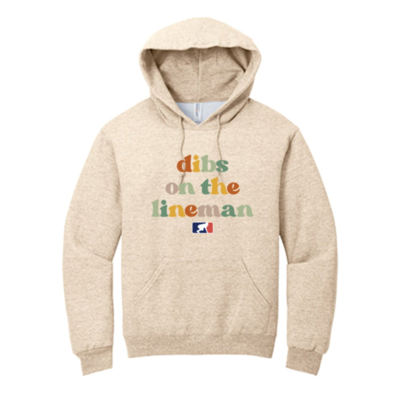 DIBS ON THE LINEMAN (Color) - Youth Hoodie