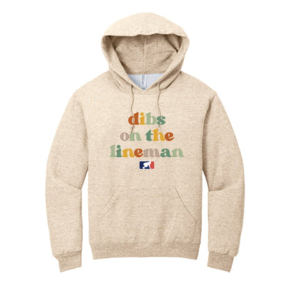 DIBS ON THE LINEMAN (Color) - Youth Hoodie