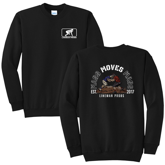 BIG BONED - MASS MOVES MASS - Crewneck