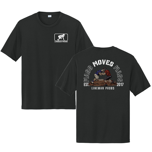 BIG BONED - MASS MOVES MASS - Performance Tee