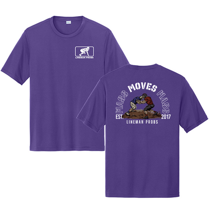 BIG BONED - MASS MOVES MASS - Performance Tee
