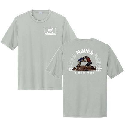 BIG BONED - MASS MOVES MASS - Performance Tee