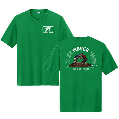 BIG BONED - MASS MOVES MASS - Performance Tee