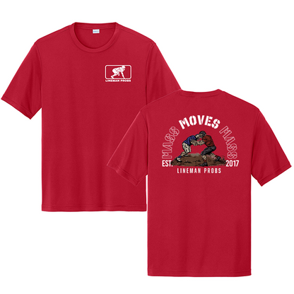 BIG BONED - MASS MOVES MASS - Performance Tee