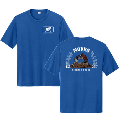 BIG BONED - MASS MOVES MASS - Performance Tee