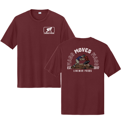 BIG BONED - MASS MOVES MASS - Performance Tee