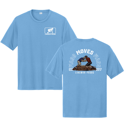 BIG BONED - MASS MOVES MASS - Performance Tee