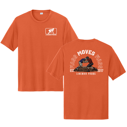 BIG BONED - MASS MOVES MASS - Performance Tee