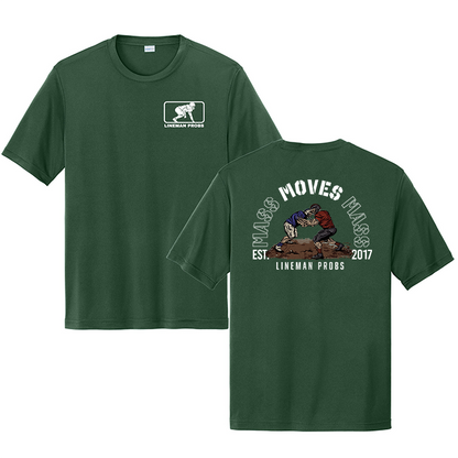 BIG BONED - MASS MOVES MASS - Performance Tee