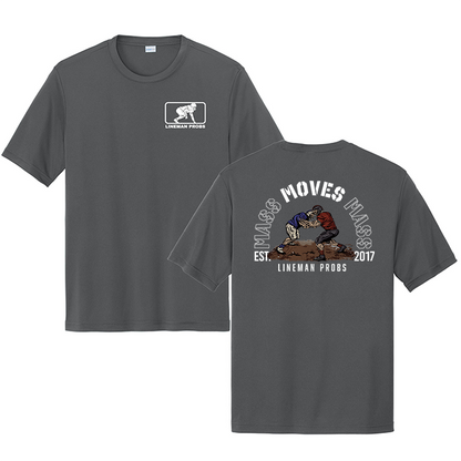 BIG BONED - MASS MOVES MASS - Performance Tee