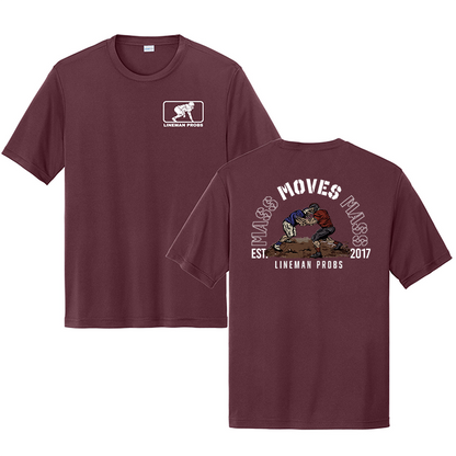 BIG BONED - MASS MOVES MASS - Performance Tee