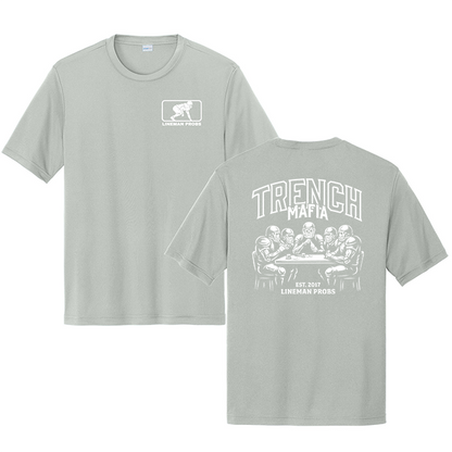 BIG BONED - TRENCH MAFIA (White) - Performance Tee