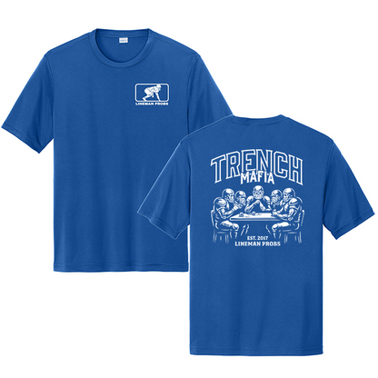 BIG BONED - TRENCH MAFIA (White) - Performance Tee