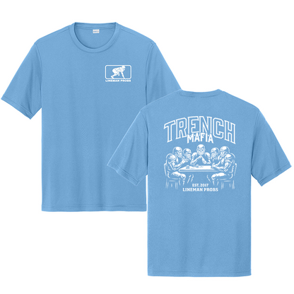 BIG BONED - TRENCH MAFIA (White) - Performance Tee