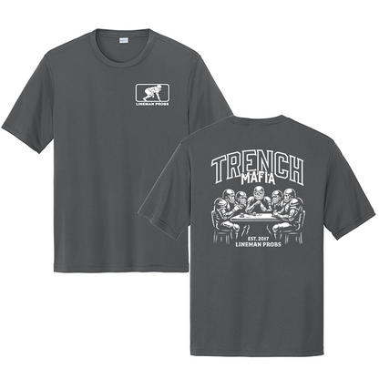 BIG BONED - TRENCH MAFIA (White) - Performance Tee