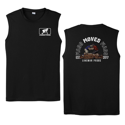 BIG BONED - MASS MOVES MASS - Muscle T-Shirt