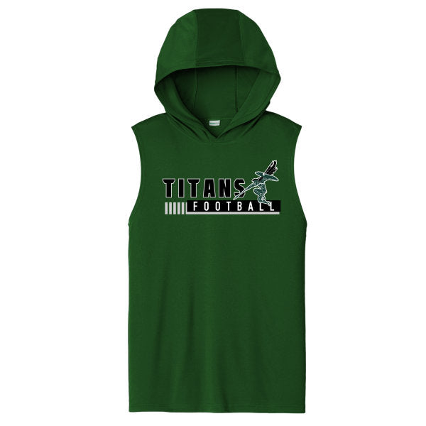 CAWSTON TITANS - Sleeveless Hooded Muscle Tee