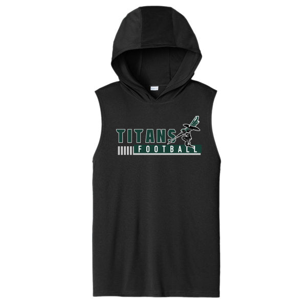 CAWSTON TITANS - Sleeveless Hooded Muscle Tee