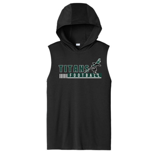 CAWSTON TITANS - Sleeveless Hooded Muscle Tee