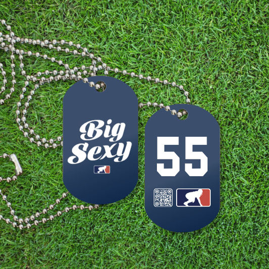 BIG SEXY (White) (P) - Dog Tags