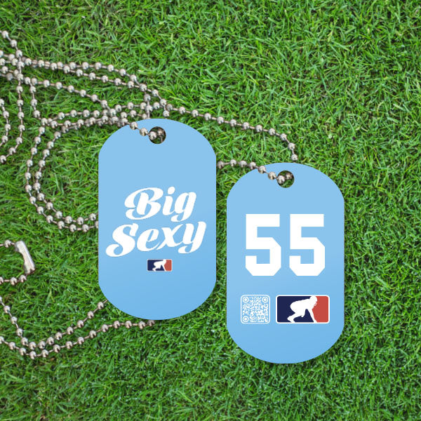 BIG SEXY (White) (P) - Dog Tags