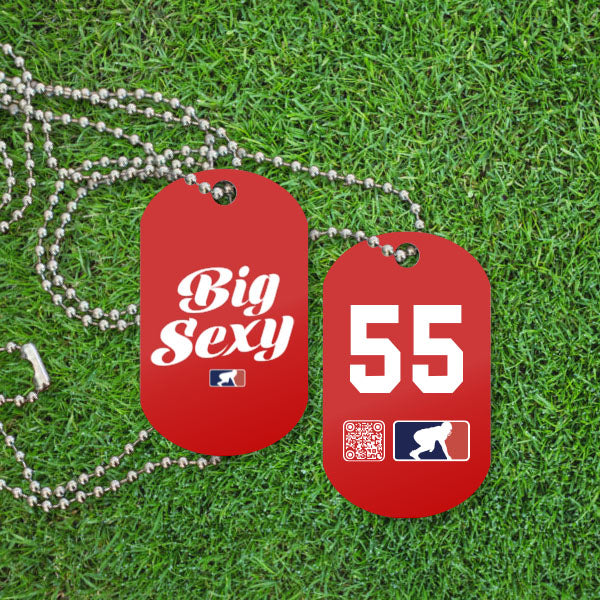 BIG SEXY (White) (P) - Dog Tags