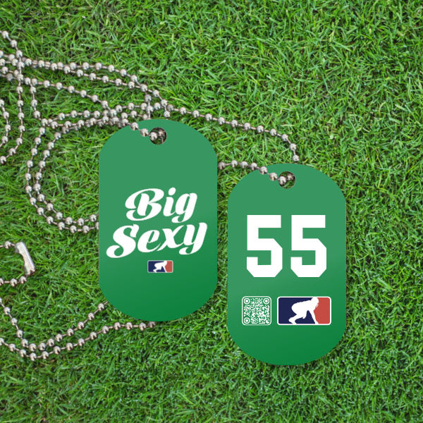 BIG SEXY (White) (P) - Dog Tags
