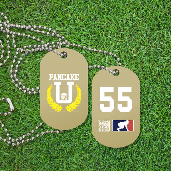 PANCAKE U (P) - Dog Tags