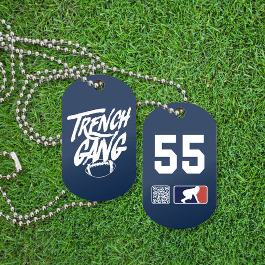 TRENCH GANG (White) (P) - Dog Tags