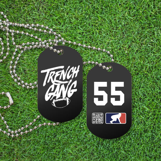 TRENCH GANG (White) (P) - Dog Tags