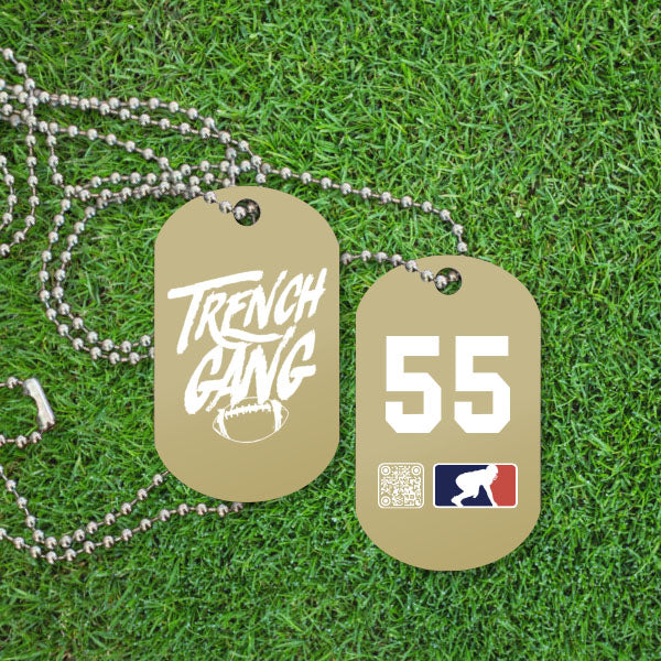 TRENCH GANG (White) (P) - Dog Tags