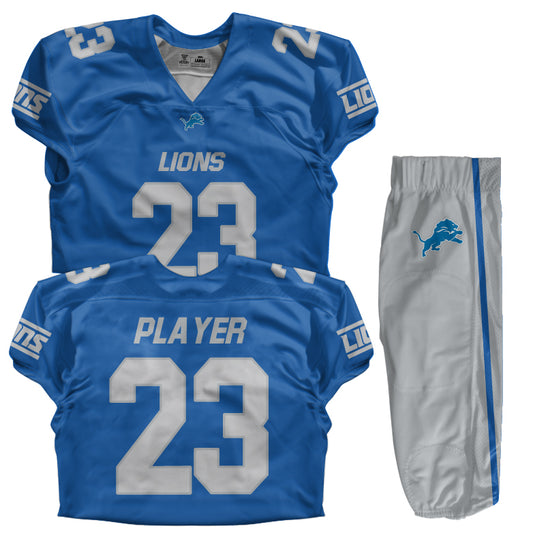 Custom Football Uniform (Youth) - Lions