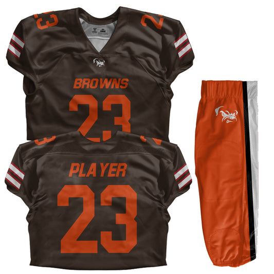 Custom Football Uniform (Youth) - Browns