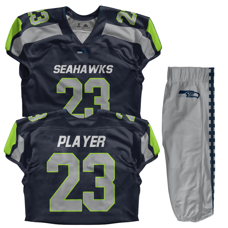 Custom Football Uniform (Youth) - Seahawks