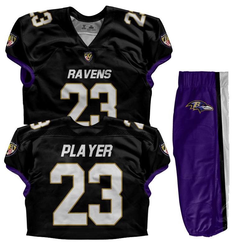 Custom Football Uniform (Youth) - Ravens