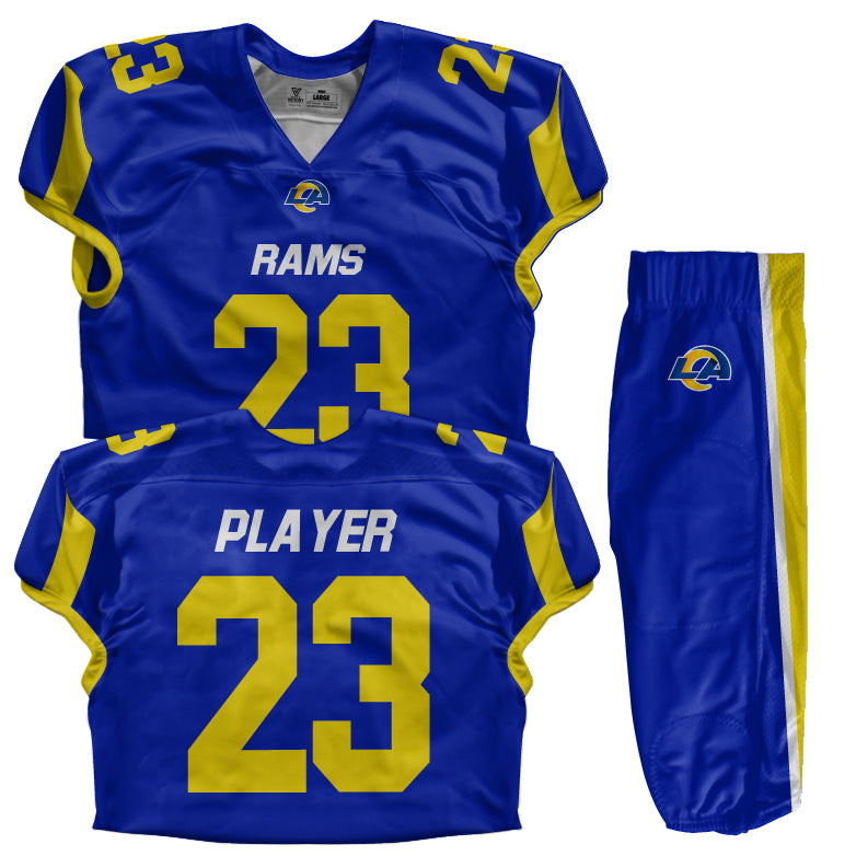 Custom Football Uniform (Youth) - Rams
