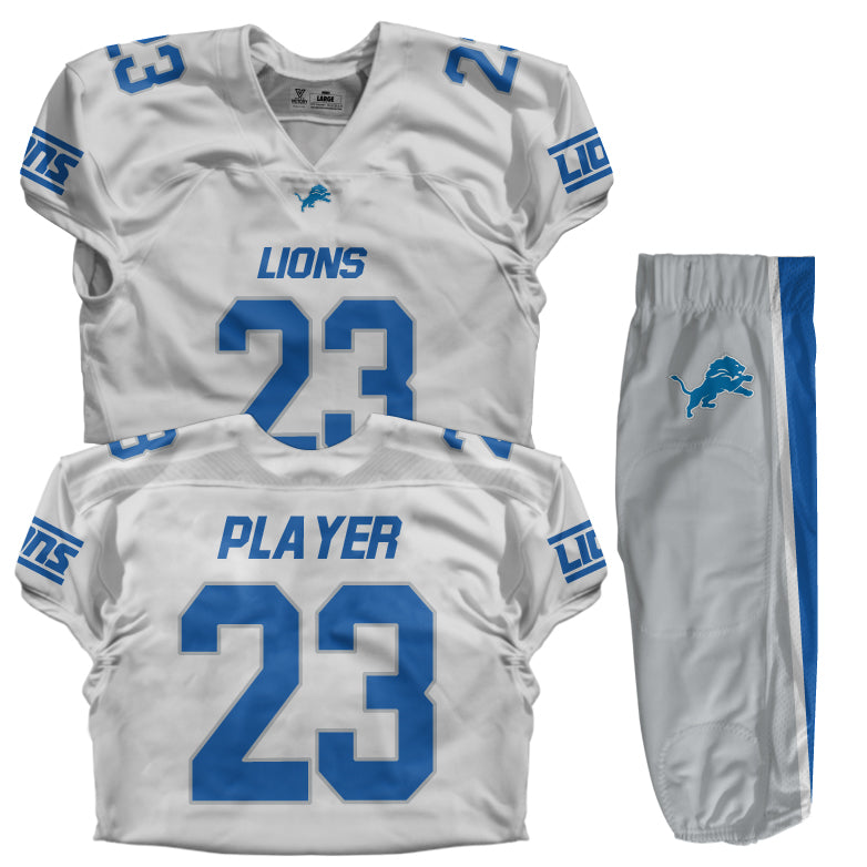 Custom Football Uniform (Youth) - Lions