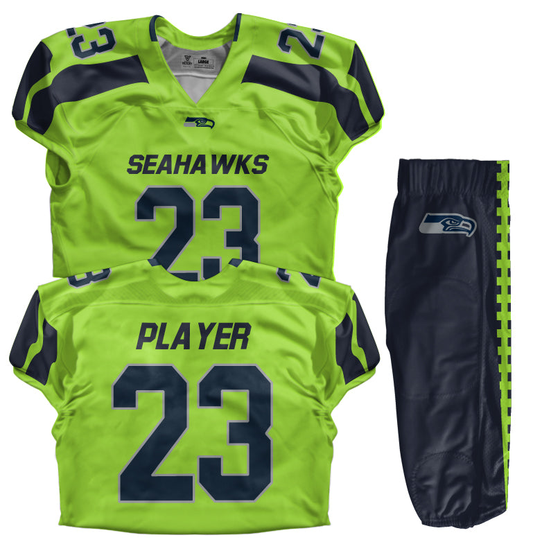 Custom Football Uniform (Youth) - Seahawks