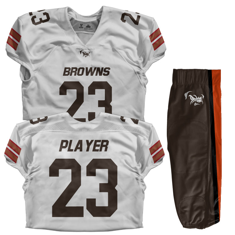 Custom Football Uniform (Youth) - Browns