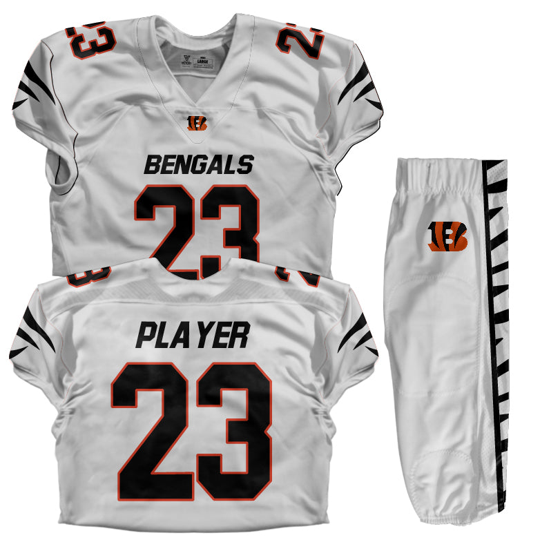 Custom Football Uniform (Youth) - Bengals