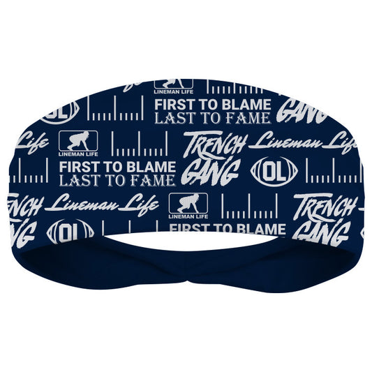 LOGO BLEND (White) - Skull Wrap Headband