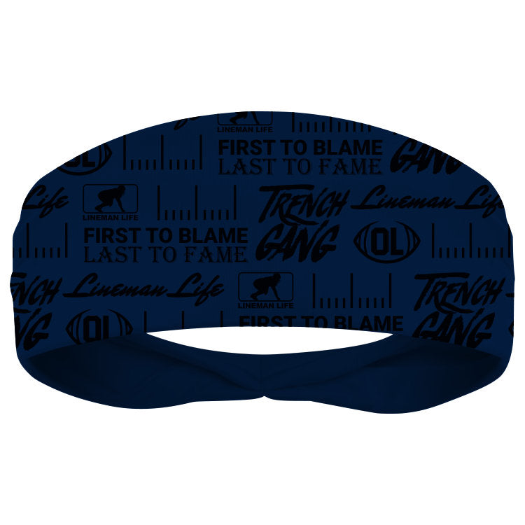 LOGO BLEND (Black) - Skull Wrap Headband