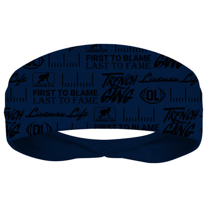 LOGO BLEND (Black) - Skull Wrap Headband