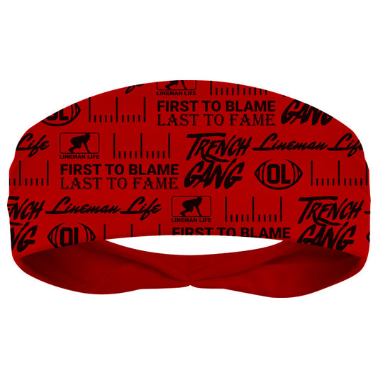 LOGO BLEND (Black) - Skull Wrap Headband